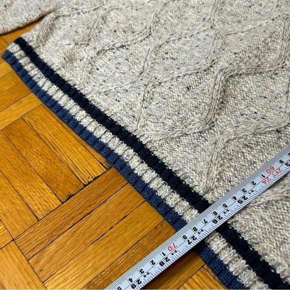 Northern Reflections Diamond Embroidered Grey Blue Large Men’s Sweater - Picture 5 of 5